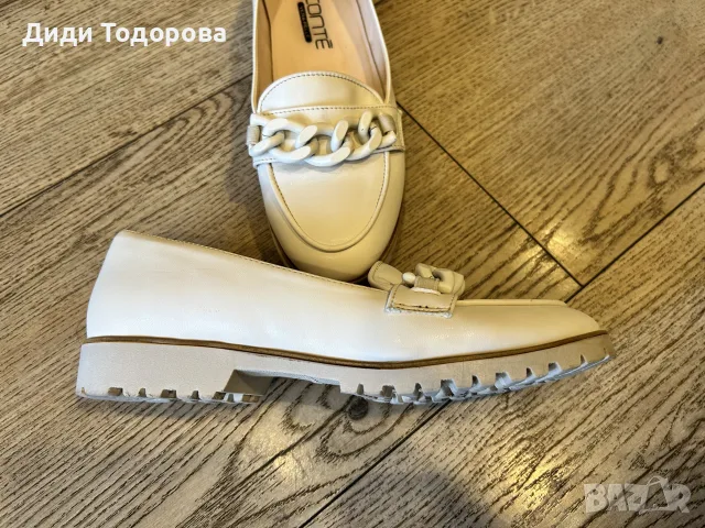 Дамски мокасини / лофъри от естествена кожа Contē (Made in Italy), снимка 2 - Дамски ежедневни обувки - 56056557