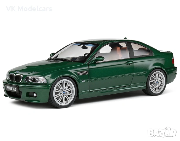 2000 BMW E46 M3 Coupe 1:18 Solido, снимка 2 - Колекции - 53462102
