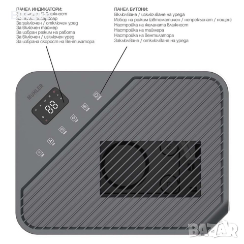 Високоефективен влагоуловител за дома, снимка 9 - Влагоабсорбатори и влагоуловители - 52832984