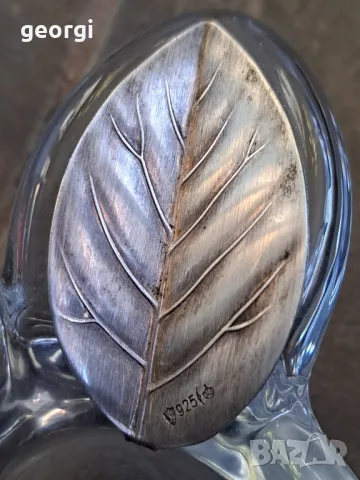 бонбониера круша със сребърно листо, снимка 5 - Декорация за дома - 48800552