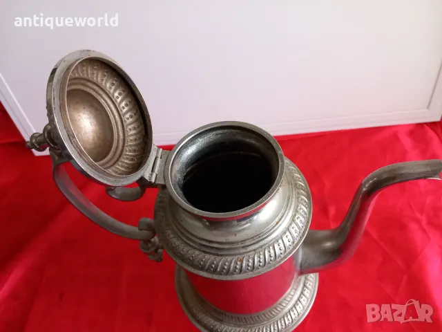 1900г. Стара Барокова Кана , Чайник, снимка 6 - Антикварни и старинни предмети - 49957582