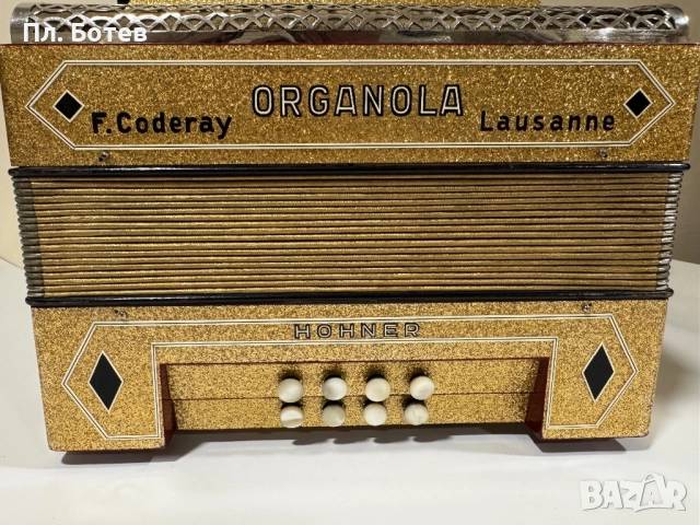 Акордеон Hohner Organola 8 баса, снимка 4 - Акордеони - 52326081