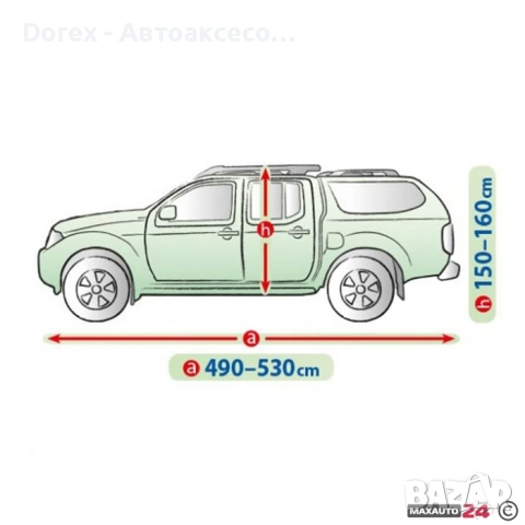 Покривало Kegel серия Mobile за пикам с твърд таван - резмер L, снимка 2 - Аксесоари и консумативи - 53680548