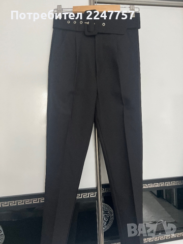 Нови панталони с висока талия размер XS, снимка 2 - Панталони - 44648131