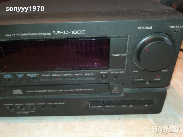 SONY HCD-H1600 JAPAN CD RECEIVER ВНОС GERMANY 0203221221, снимка 2 - Ресийвъри, усилватели, смесителни пултове - 35967263