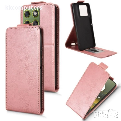 Кожен флип калъф за Motorola Edge 70 5G- Стенд и Холдер за Карти, вкл. Протектор, 4 Цвята, снимка 3 - Калъфи, кейсове - 52411285