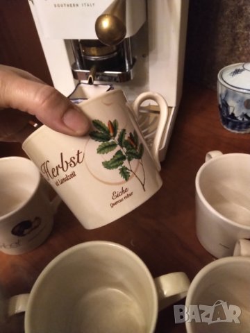 Винтидж керамичен сервиз  за кафе LANDZEIT Fruling Tulipa РЕДКИ, снимка 9 - Сервизи - 42205209