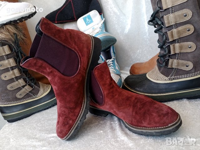 дамски боти N- 39 - 40 original basic GABOR® ,100% естествена кожа - велур, made in PORTOGAL, снимка 12 - Дамски боти - 44242449