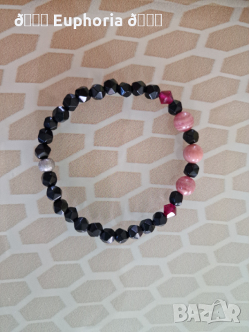 Гривна от естествени камъни, снимка 2 - Гривни - 44774637