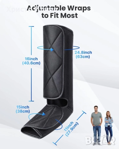 Масажор за крака RENPHO за кръвообращение и облекчаване на болката, снимка 7 - Масажори - 51977407
