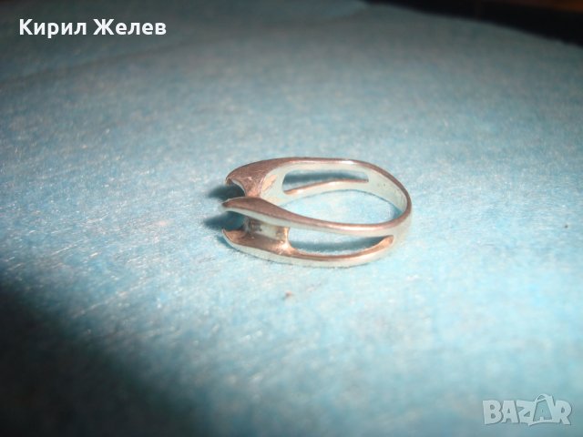 СТАР СРЕБЪРЕН ПРЪСТЕН СРЕБРО 925 АРТ НУВО СТИЛ 25263, снимка 9 - Пръстени - 34616578