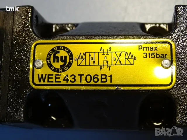 Хидравличен разпределител Ring-Hydraulik WEE43T06B1 24VDC hydraulik control valve, снимка 3 - Резервни части за машини - 48691232