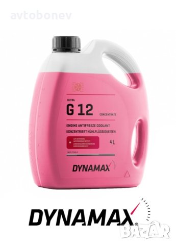 Антифриз концентрат DYNAMAX COOL ULTRA G12(червен) 4L