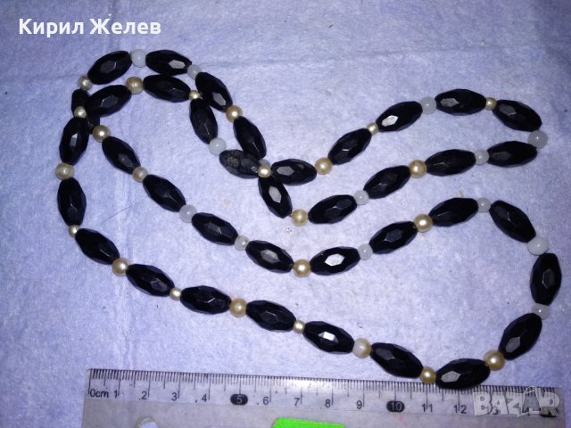 СТАРО РЕТРО КОЛИЕ ГЕРДАНЧЕ СИНТЕТИКА 70-те ГОДИНИ 26530, снимка 2 - Антикварни и старинни предмети - 41861412