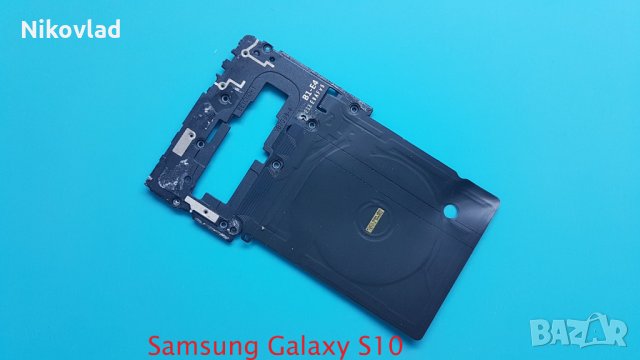 Капак с Qi/PMA wireless charging Samsung Galaxy S10, снимка 2 - Резервни части за телефони - 33985232