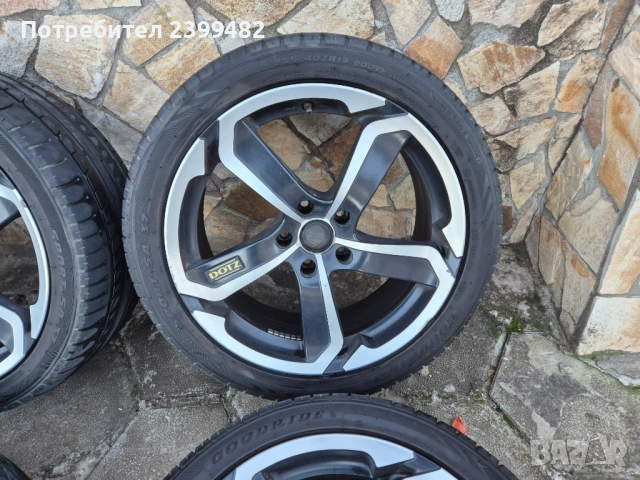 Джанти DOTZ HANZO 19 цола с гуми, снимка 3 - Гуми и джанти - 53128549