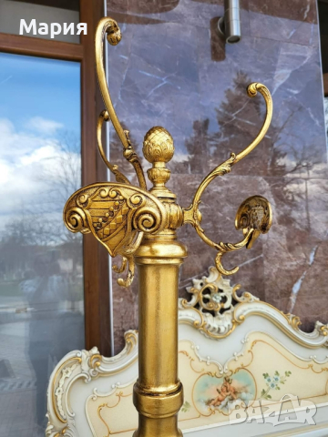 Италианска барокова закачалка 01100, снимка 3 - Закачалки - 44775925