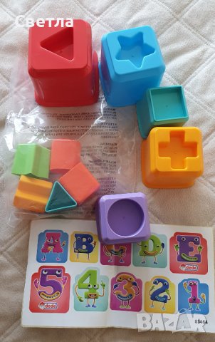 Кула за сортиране с кубчета, снимка 2 - Конструктори - 39652105