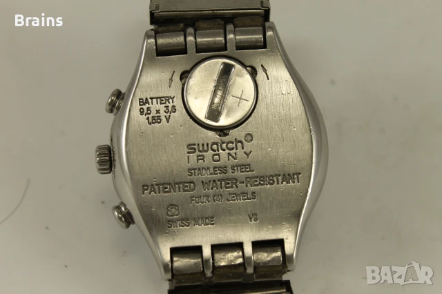 SWATCH IRONY CHRONOGRAPH Швейцарски Кварцов Хронограф, снимка 8 - Мъжки - 50805597