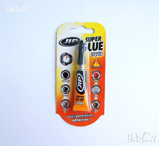Лепило super glue liquid JIP секундно флакон 3g, снимка 1