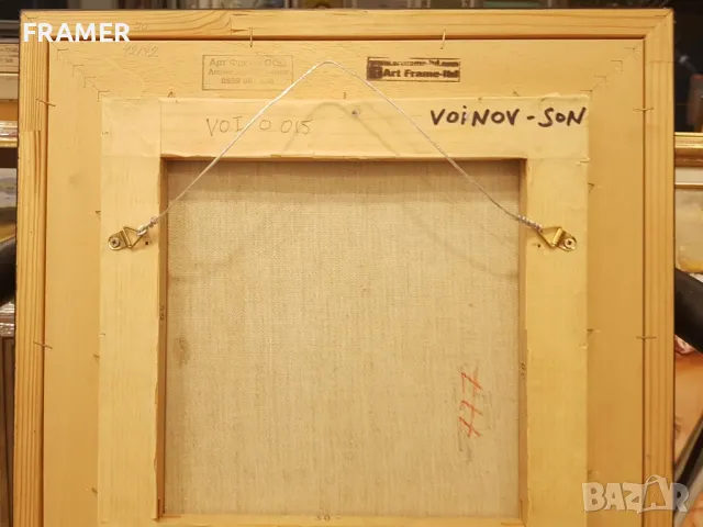 Димитър Войнов – син Муза Авторска техника с маслени бои , снимка 7 - Картини - 47733877