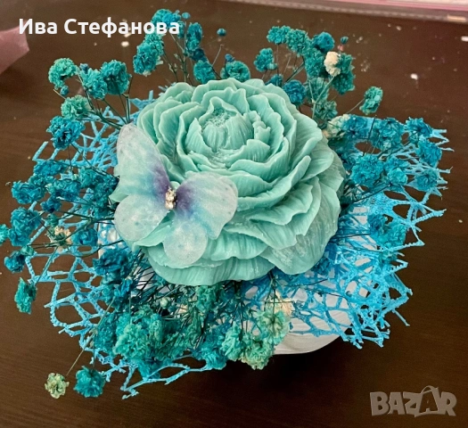 Ароматизирани букети от соев восък , снимка 3 - Декорация за дома - 53154840