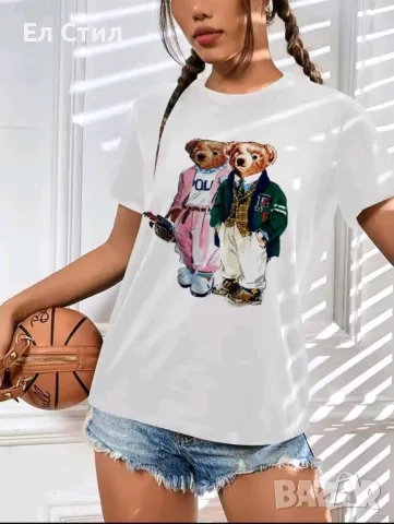 ⭐️Дамска тениска. Памук.Права кройка., снимка 13 - Тениски - 48904475