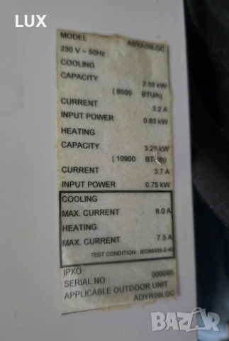 Климатик Fujitsu DC Inverter, снимка 8 - Климатици - 53621724