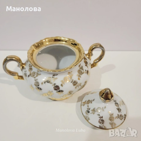 Порцеланов сервиз за двама Bareuther Bavaria., снимка 7 - Други ценни предмети - 53364599