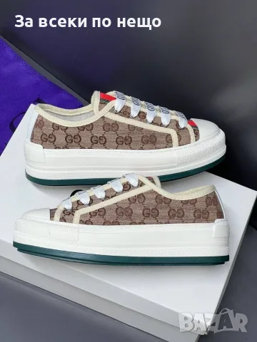 Gucci Дамски Маратонки👟Дамски Спортни Обувки Гучи👟Кецове Код E91, снимка 4 - Кецове - 55795269