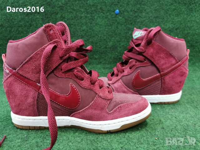 Дамски кецове Nike с платформа в 35,5 номер , снимка 7 - Кецове - 38670135