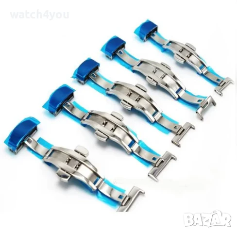 НОВА ТРАНСПЕРАНТНА КАТАРАМА ЗА ЧАСОВНИК.БЪКЪЛ ТИП ПЕПЕРУДА. ЗАКОПЧАЛКА ТОКА ЗА КАИШКА. КАТАРАМИ, снимка 4 - Каишки за часовници - 48881928