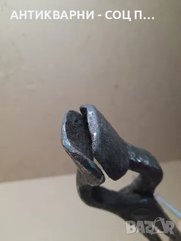 Соц Стари Ръчно Ковани Масивни Ковашки Клещи., снимка 7 - Антикварни и старинни предмети - 48852164