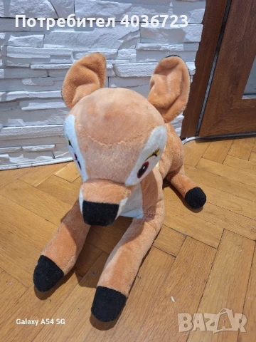 Плюшено куче и плюшено Бамби, снимка 7 - Плюшени играчки - 51301530