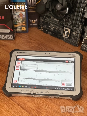 Таблет Лаптоп Panasonic ToughPad FZ-G1 i5-6Gen, 4GB RAM, 128GB SSD, снимка 4 - Таблети - 52904817