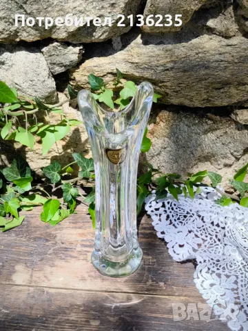 Две вази цветно стъкло , снимка 8 - Антикварни и старинни предмети - 50194149