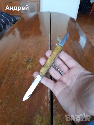 Стар джобен нож,ножче,ножка #103, снимка 4 - Други ценни предмети - 49663125