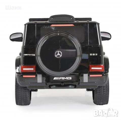 Акумулаторен джип Mercedes G63 черен металик 0002

, снимка 4 - Детски велосипеди, триколки и коли - 49080912