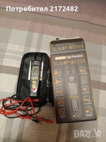 	ANENG мултицет клещи U-образен, снимка 3 - Друга електроника - 52673174