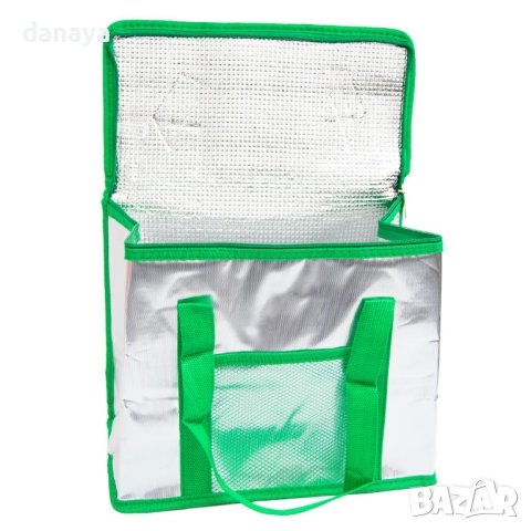 3773 Термо чанта за храна и напитки с цветни дръжки, 8 литра, снимка 6 - Хладилни чанти - 41019001