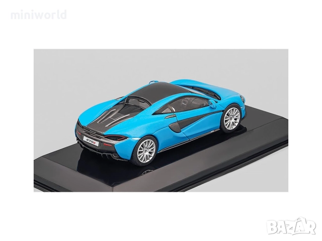 McLaren 570S 2016 - мащаб 1:43 на Atlas моделът е нов в PVC дисплей-кейс, снимка 2 - Колекции - 51574690