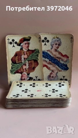 ⚜️ Колекционерско тесте карти ROKOKO COEUR – ГДР (ок. 1965–1978 г.) ⚜️, снимка 4 - Колекции - 53636644