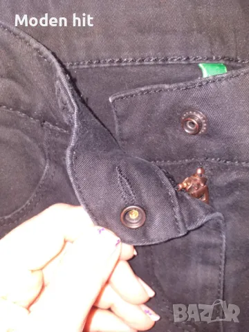 Benetton черен еластичен панталон за момче размер до 158 см. /12-13 г./, снимка 2 - Детски панталони и дънки - 49849133