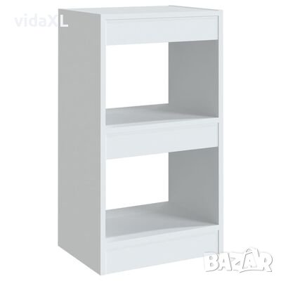 vidaXL Библиотека/разделител за стая, бяла, 40x30x72 см(SKU:811601, снимка 1