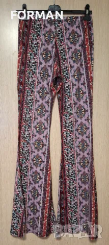 СТРАХОТЕН панталон чарлстон с пейсли принт, снимка 6 - Панталони - 47872126