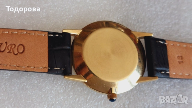 Мъжки златен часовник Тисот(Tisot) злато 375/в 14карата 8,35 грама-1110 лв злато, снимка 2 - Мъжки - 51954612