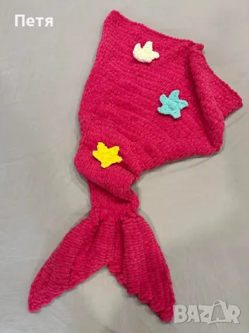 Детско одеялце Малката русалка , снимка 2 - Спално бельо и завивки - 47806549