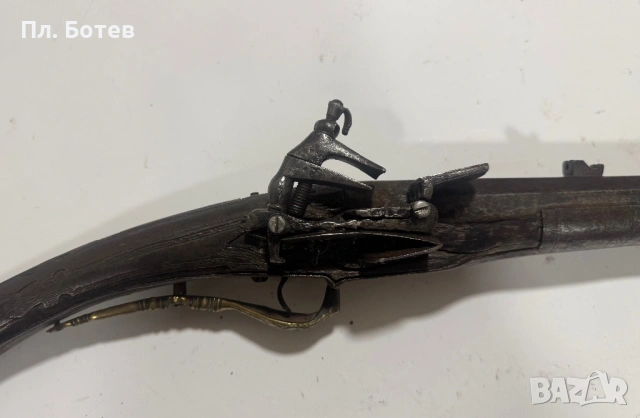 Стара кремъчна пушка Арнаутка, снимка 9 - Антикварни и старинни предмети - 53155941