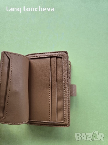 Портмоне в цвят капучино, снимка 3 - Портфейли, портмонета - 51468085