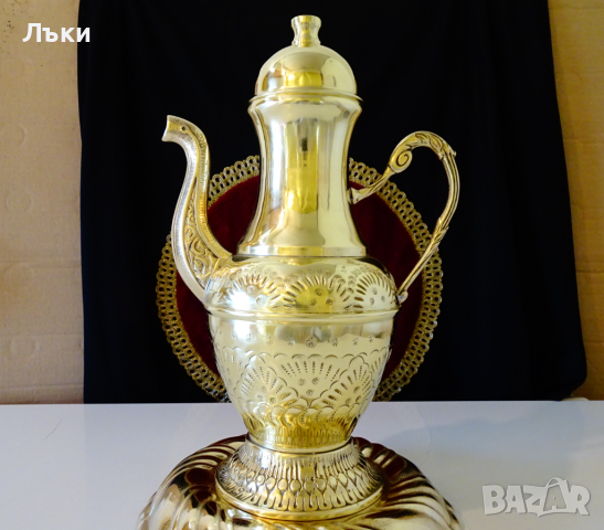 Бронзова кана за вино 2.5 литра,Йерусалим,маркирана. , снимка 4 - Антикварни и старинни предмети - 36470606